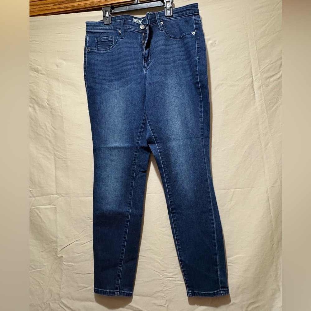 Mossimo Supply Co. Dark Blue Skinny Jeans